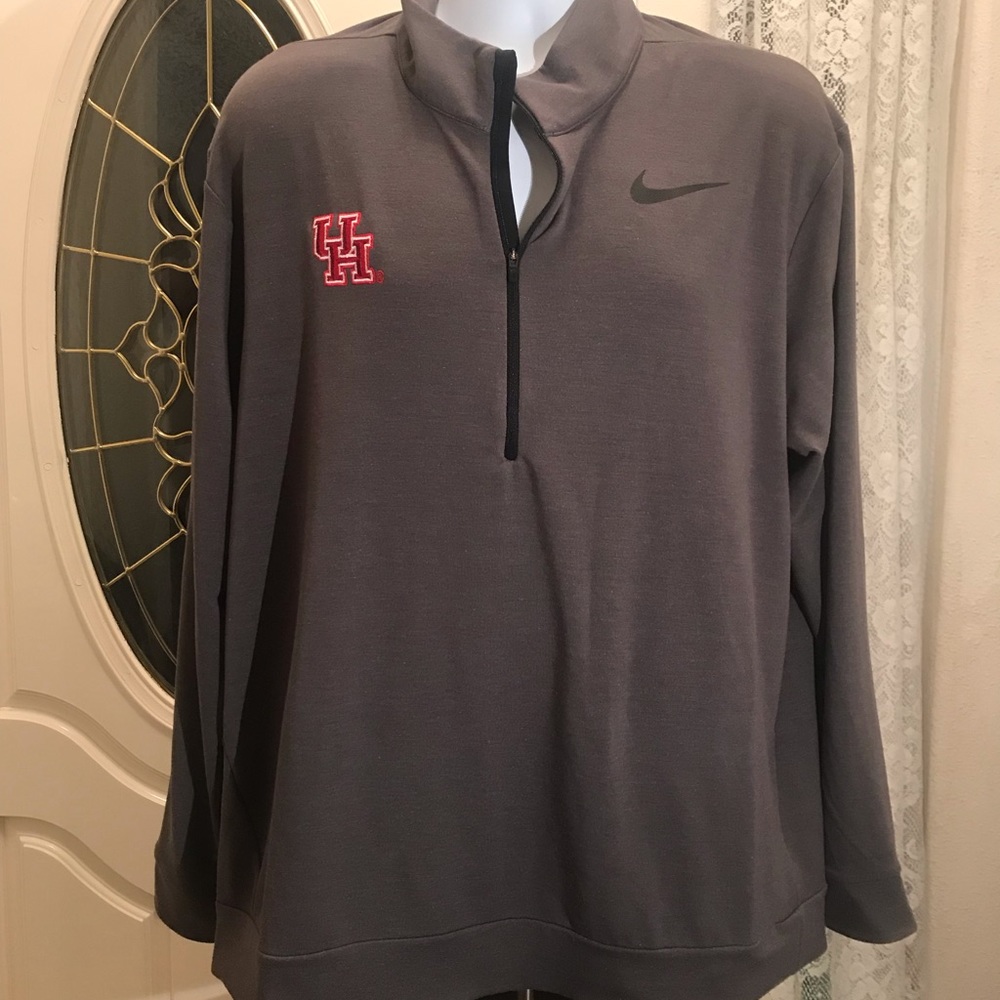 University of Houston Half Zip Pullover XL Nike